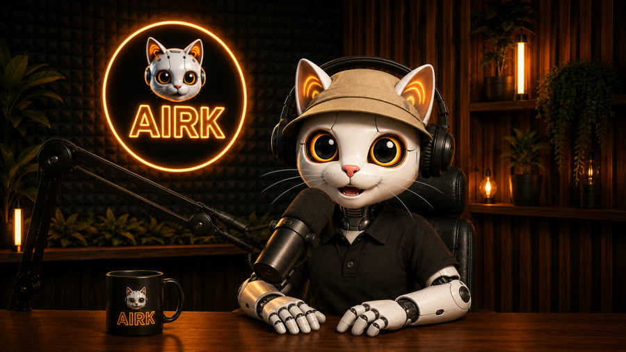 Fluffy hosting the AIRK studio